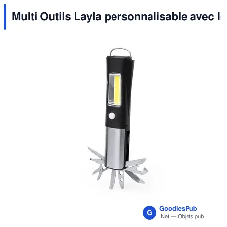 Multi Outils Layla personnalisable avec logo pour entreprises