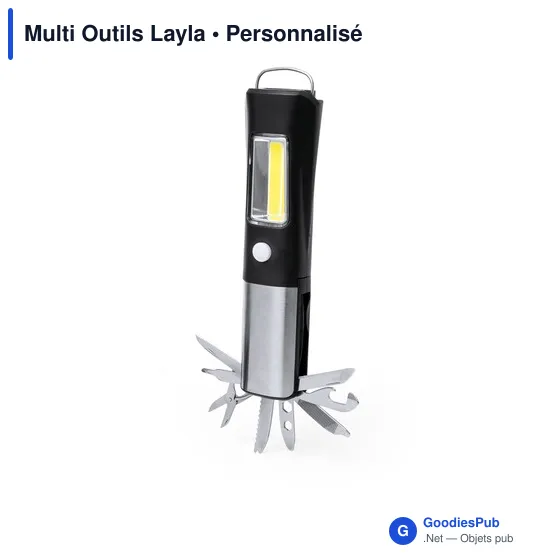 Multi Outils Layla personnalisable avec logo pour entreprises - Image 2