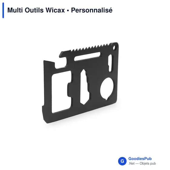 Multi Outils personnalisable Wicax avec logo - 11 fonctions - Image 11