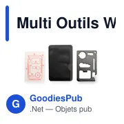Multi Outils personnalisable Wicax avec logo - 11 fonctions - Miniature 8