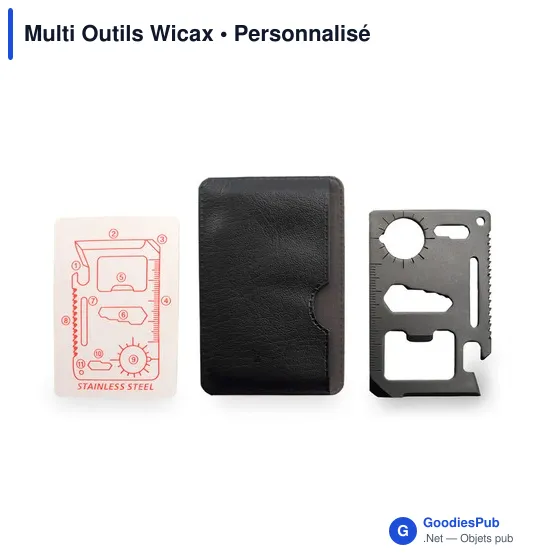 Multi Outils personnalisable Wicax avec logo - 11 fonctions - Image 8