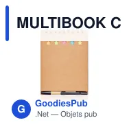 MULTIBOOK Carnet avec stylo et feuillets - Miniature 1