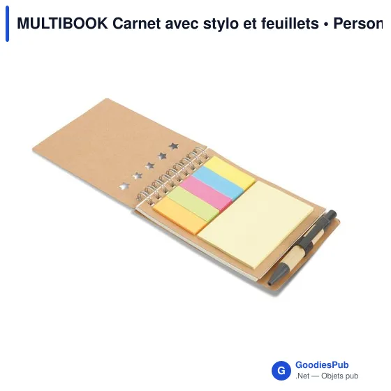 MULTIBOOK Carnet avec stylo et feuillets - Image 5