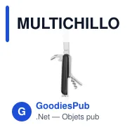 MULTICHILLO Couteau de poche multi-outils - Miniature 7