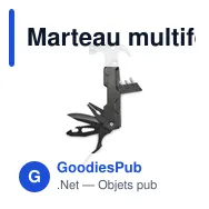 Marteau multifonction personnalisable avec logo - MULTIHAMMER - Miniature 1
