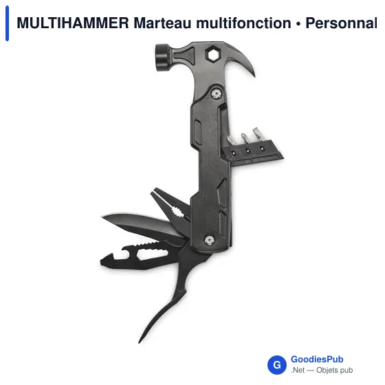 Marteau multifonction personnalisable avec logo - MULTIHAMMER - Image 1