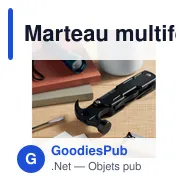 Marteau multifonction personnalisable avec logo - MULTIHAMMER - Miniature 5