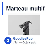 Marteau multifonction personnalisable avec logo - MULTIHAMMER - Miniature 8