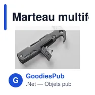 Marteau multifonction personnalisable avec logo - MULTIHAMMER - Miniature 9