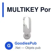 MULTIKEY Porte-clés multifonctionnel - Miniature 4