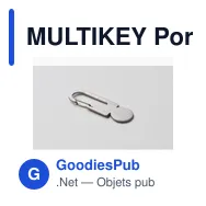 MULTIKEY Porte-clés multifonctionnel - Miniature 5
