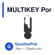 MULTIKEY Porte-clés multifonctionnel - Miniature 8