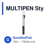 MULTIPEN Stylo bille stylet 3 couleurs - Miniature 2