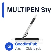 MULTIPEN Stylo bille stylet 3 couleurs - Miniature 4