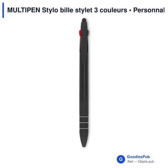 MULTIPEN Stylo bille stylet 3 couleurs - Image 6