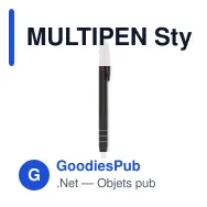 MULTIPEN Stylo bille stylet 3 couleurs - Miniature 7