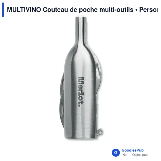 Gourde personnalisée en papier recyclé avec logo - MULTIVINO - Image 5