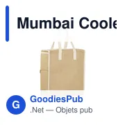 Sac isotherme personnalisable Mumbai Cooler Bag XL avec logo - Miniature 1