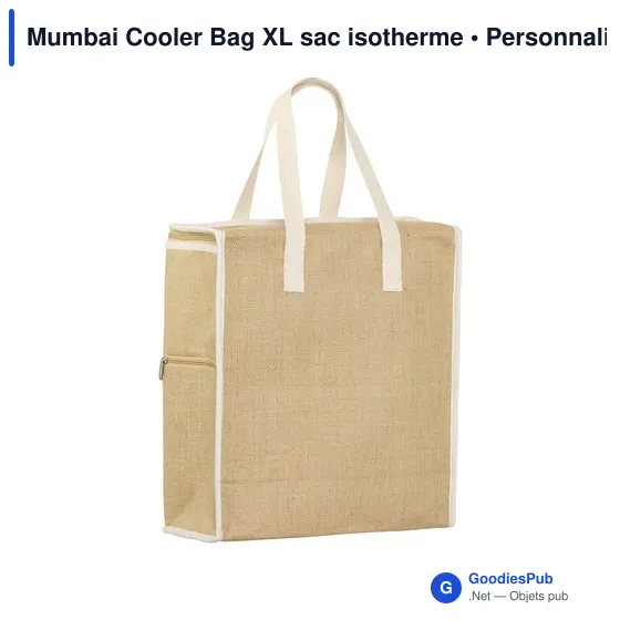 Sac isotherme personnalisable Mumbai Cooler Bag XL avec logo - Image 1