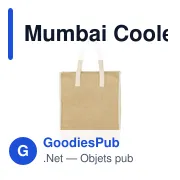 Sac isotherme personnalisable Mumbai Cooler Bag XL avec logo - Miniature 3