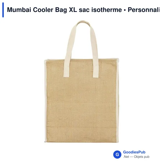 Sac isotherme personnalisable Mumbai Cooler Bag XL avec logo - Image 3