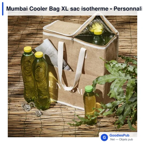 Sac isotherme personnalisable Mumbai Cooler Bag XL avec logo - Image 4