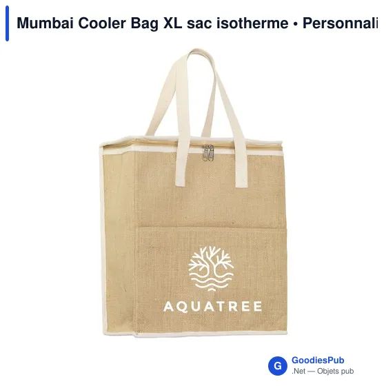 Sac isotherme personnalisable Mumbai Cooler Bag XL avec logo - Image 6