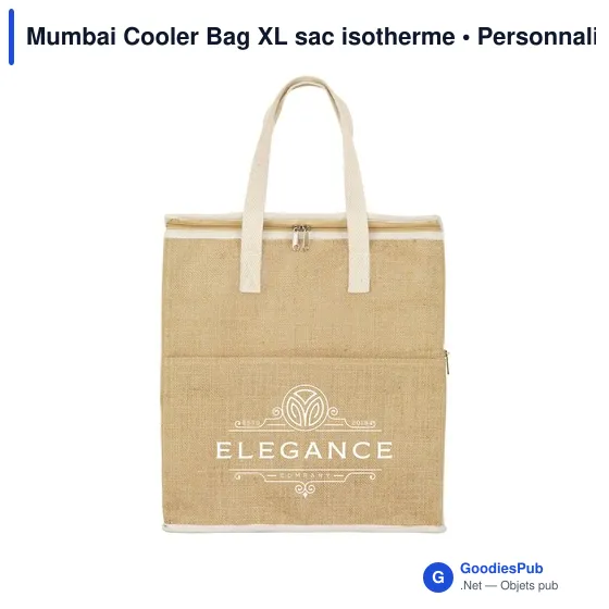 Sac isotherme personnalisable Mumbai Cooler Bag XL avec logo - Image 7