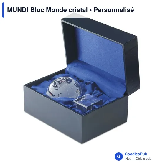 MUNDI Bloc Monde cristal - Image 2