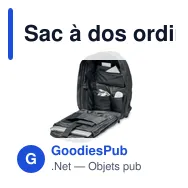 Sac à dos ordinateur personnalisable avec logo - Munich - Miniature 4