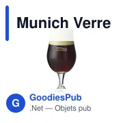 Verre à bière personnalisable Munich avec logo - 370 ml - Miniature 6