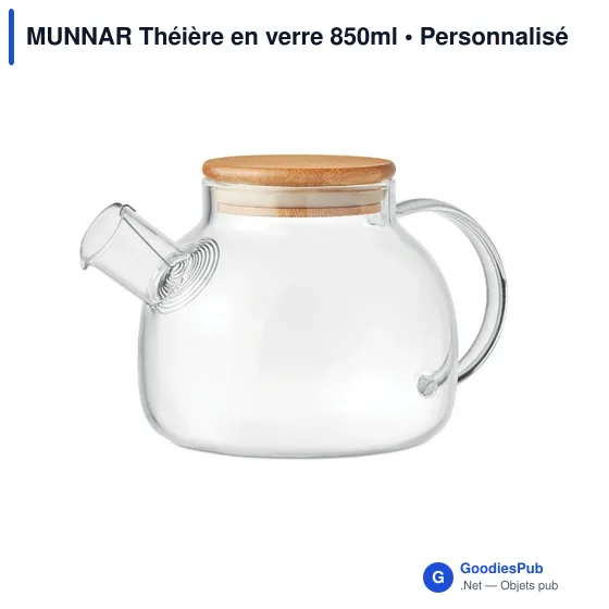 MUNNAR Théière en verre 850ml - Image 1