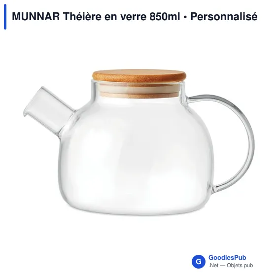 MUNNAR Théière en verre 850ml - Image 2