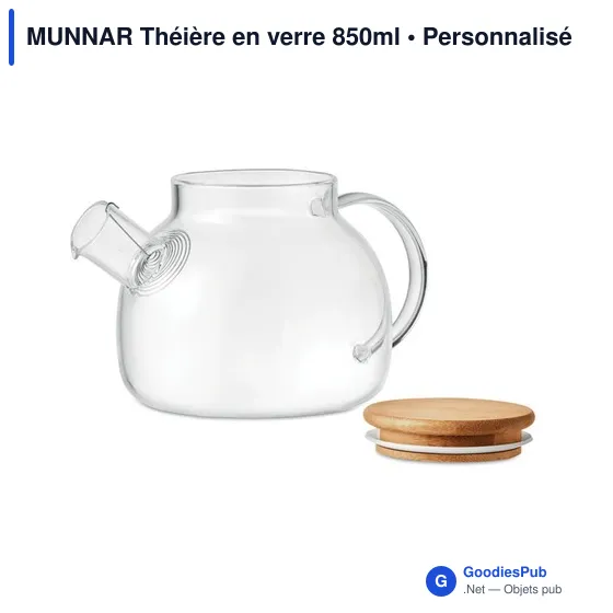 MUNNAR Théière en verre 850ml - Image 3