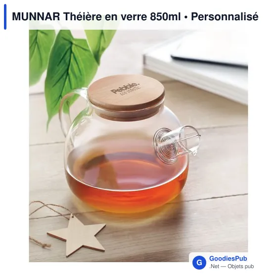 MUNNAR Théière en verre 850ml - Image 4
