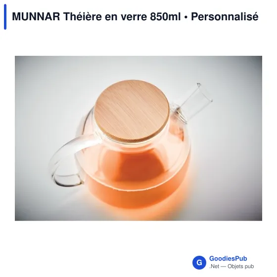 MUNNAR Théière en verre 850ml - Image 5