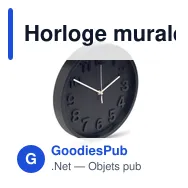 Horloge murale personnalisable en PP avec logo - MURO - Miniature 2