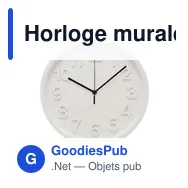 Horloge murale personnalisable en PP avec logo - MURO - Miniature 11