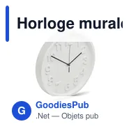 Horloge murale personnalisable en PP avec logo - MURO - Miniature 12