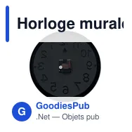 Horloge murale personnalisable en PP avec logo - MURO - Miniature 3