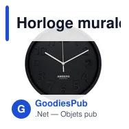 Horloge murale personnalisable en PP avec logo - MURO - Miniature 4