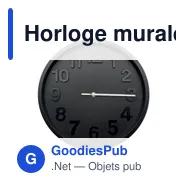 Horloge murale personnalisable en PP avec logo - MURO - Miniature 5
