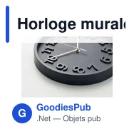 Horloge murale personnalisable en PP avec logo - MURO - Miniature 6