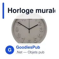 Horloge murale personnalisable en PP avec logo - MURO - Miniature 7