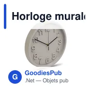 Horloge murale personnalisable en PP avec logo - MURO - Miniature 8