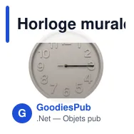 Horloge murale personnalisable en PP avec logo - MURO - Miniature 9