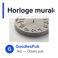 Horloge murale personnalisable en PP avec logo - MURO - Miniature 10