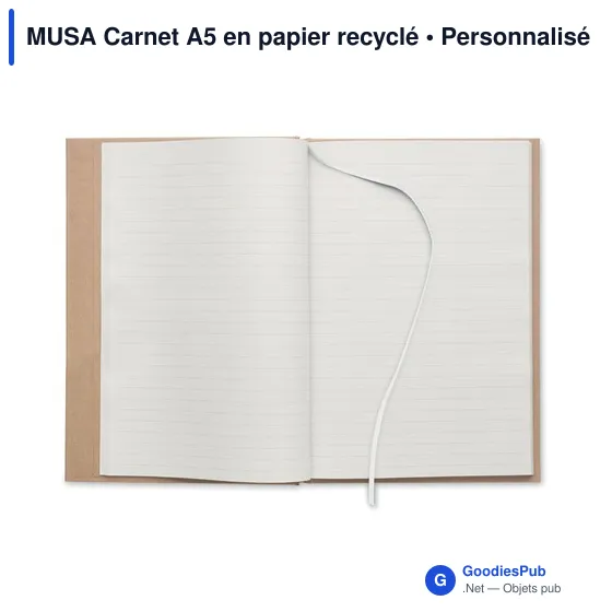 MUSA Carnet A5 en papier recyclé - Image 12