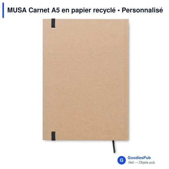 MUSA Carnet A5 en papier recyclé - Image 6