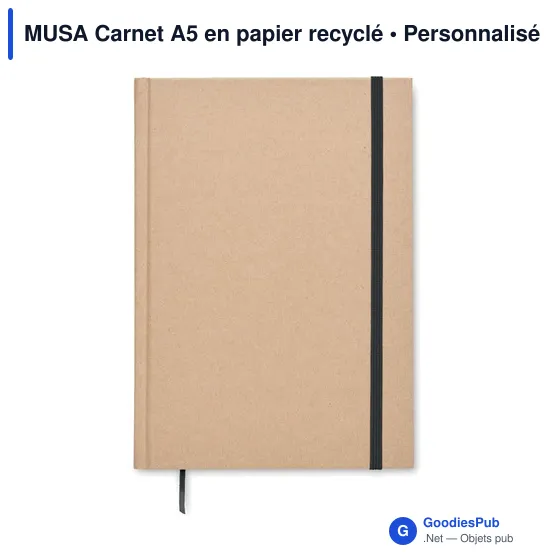 MUSA Carnet A5 en papier recyclé - Image 7